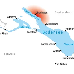 Übernachten am Bodensee-Radweg in der Region Überlingen